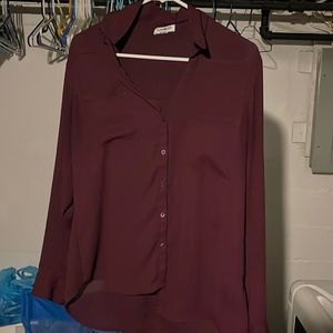 Express long sleeve button down